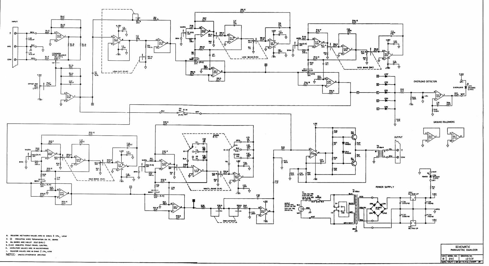 Urei 545 schematic - ManualMachine.com