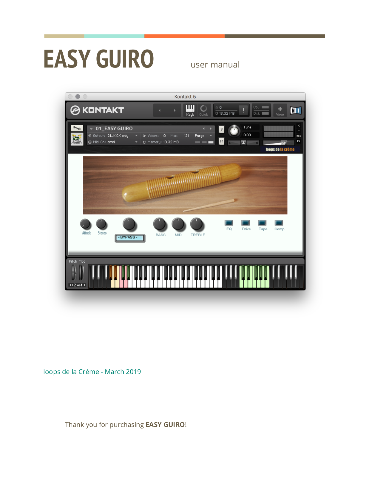 Kontakt Easy Guiro User Manual