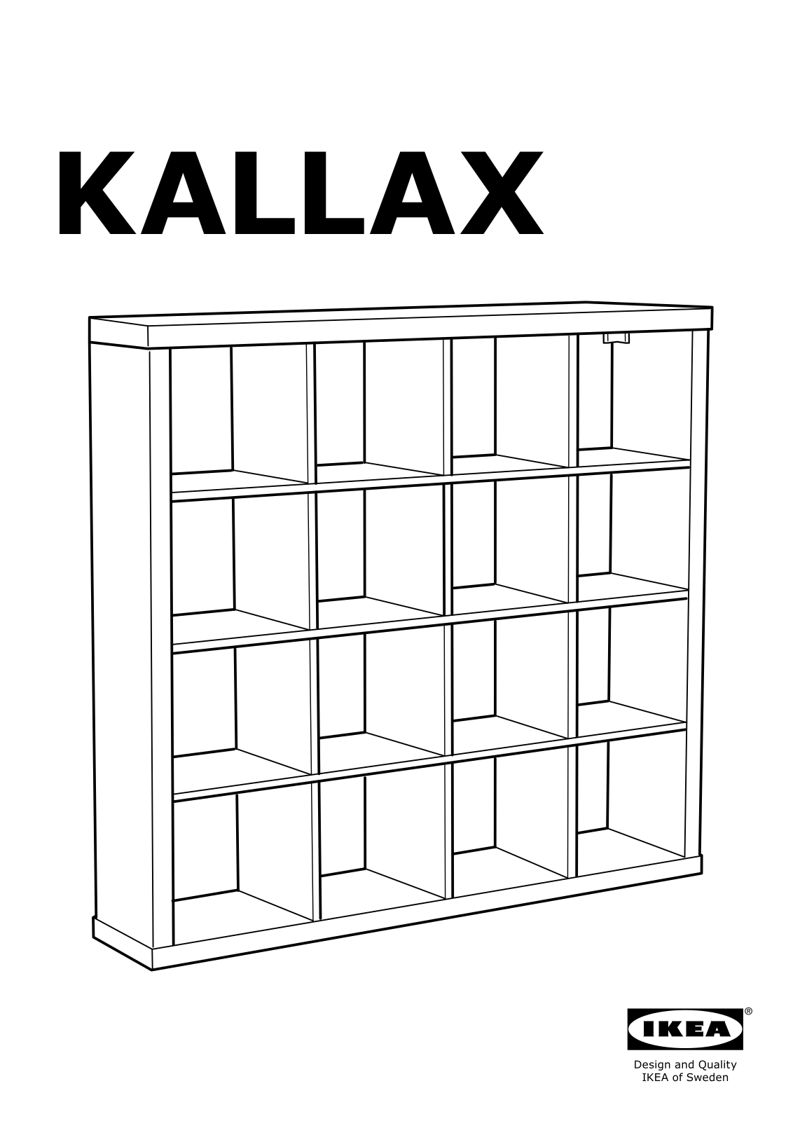 IKEA KALLAX User Manual