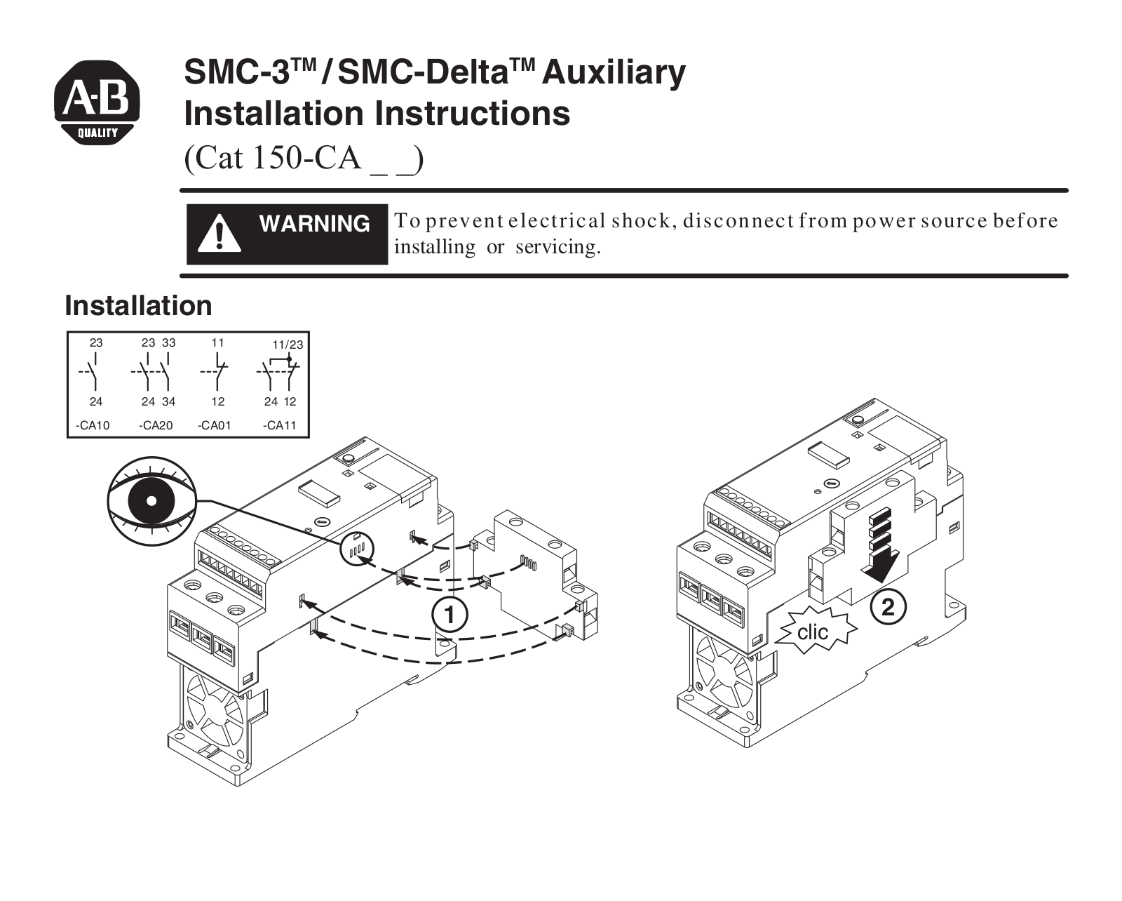 Rockwell Automation 150-CA User Manual