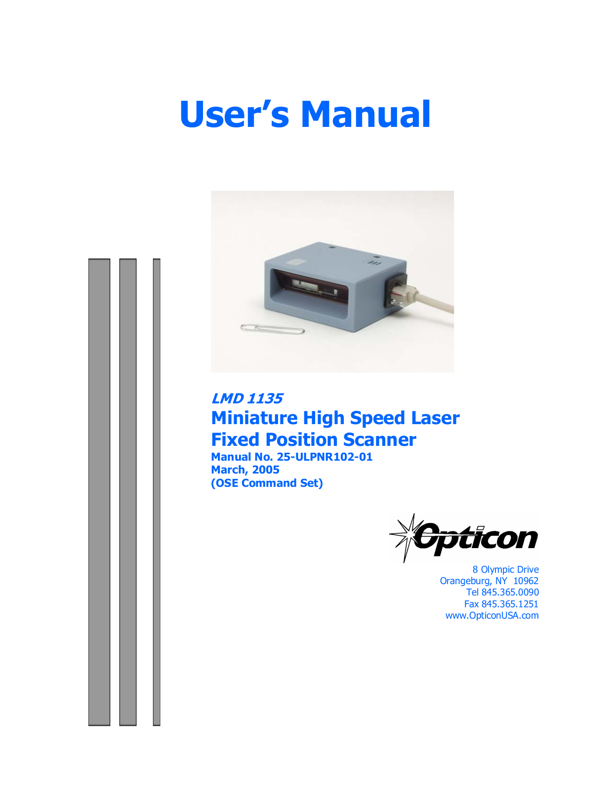 Opticon LMD 1135 User Manual