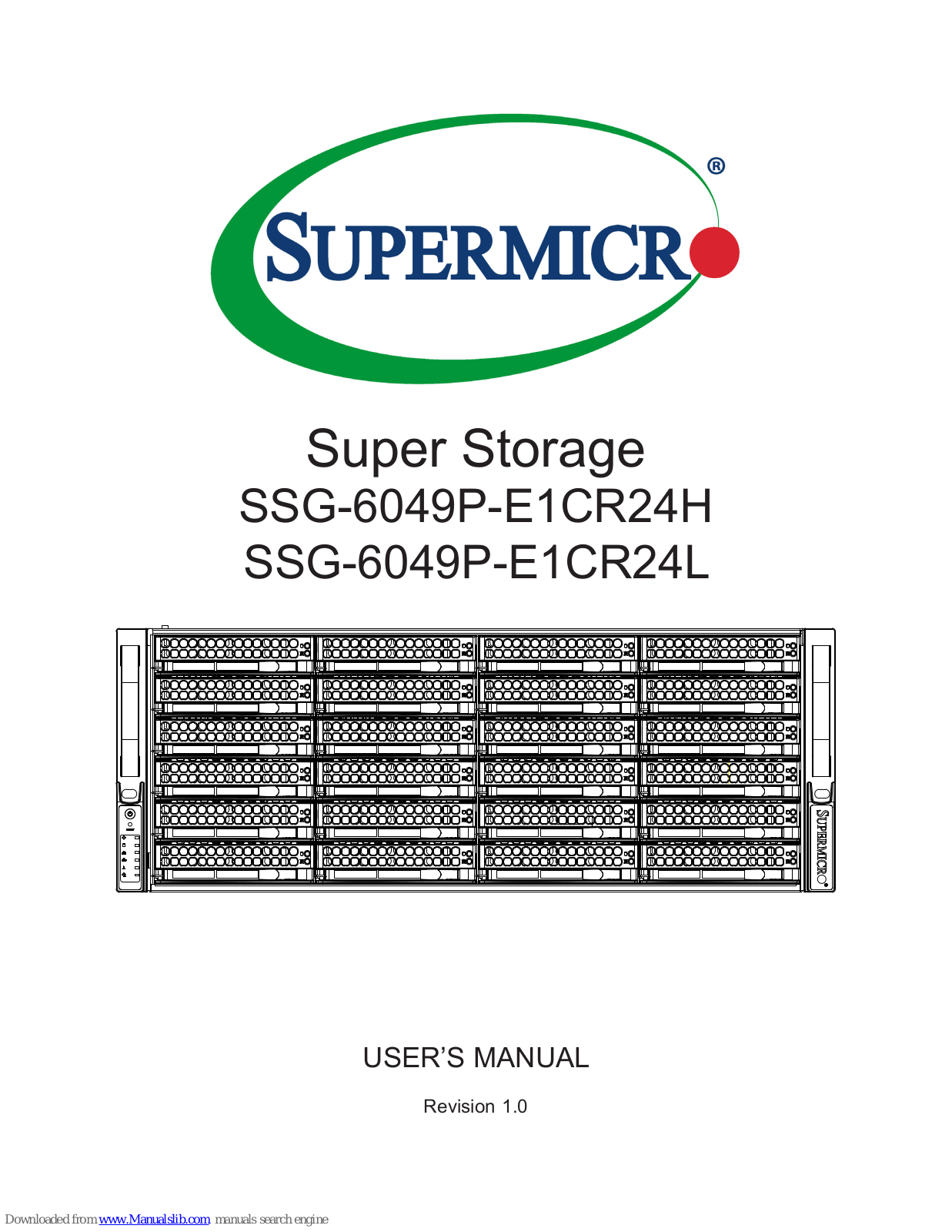 Supermicro SSG-6049P-E1CR24H, SSG-6049P-E1CR24L, SSG-2029P-ACR24H, SSG-2029P-ACR24L User Manual