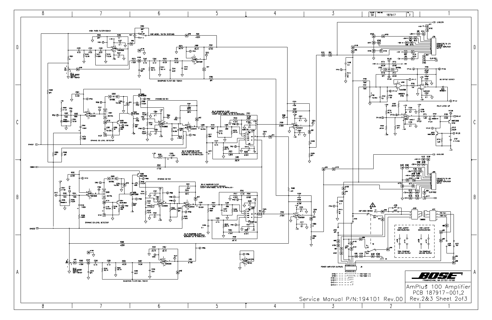 BOSE SD187917 2 04 Schematic