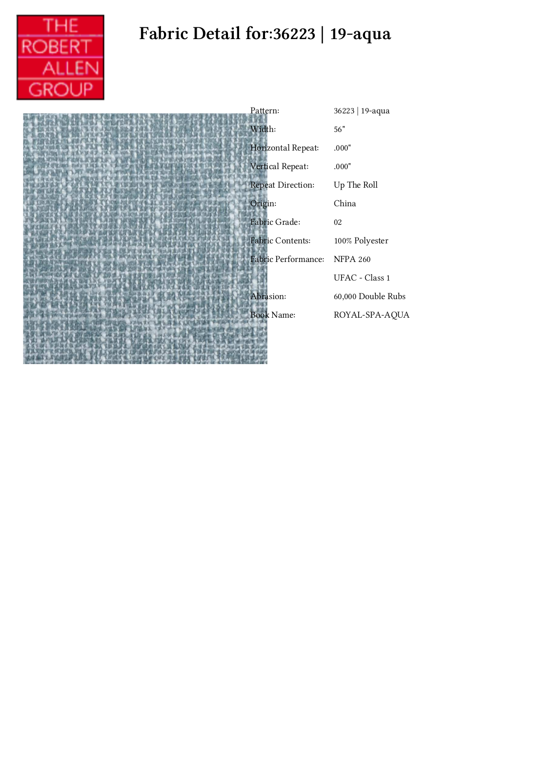Duralee CRAL4329 Specifications - ManualMachine.com
