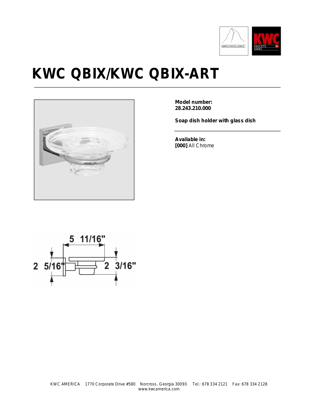 KWC 28.243.210.000 User Manual