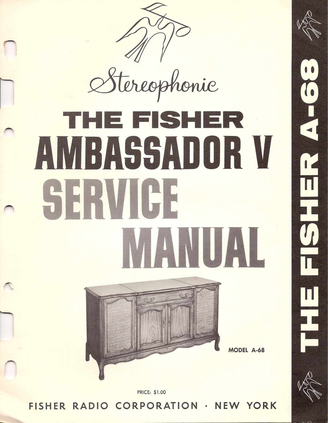 Fisher AMBASSADOR-5-A-68 Service Manual