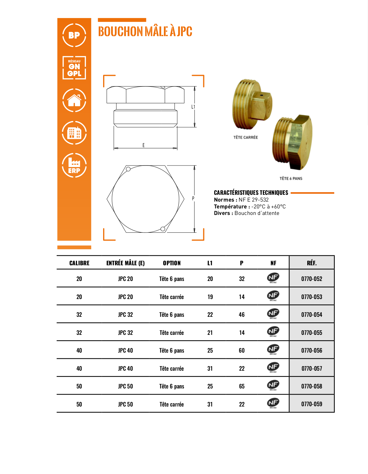CERTIGAZ 0770-052, 0770-053, 0770-054, 0770-055, 0770-056 Specification - ManualMachine.com