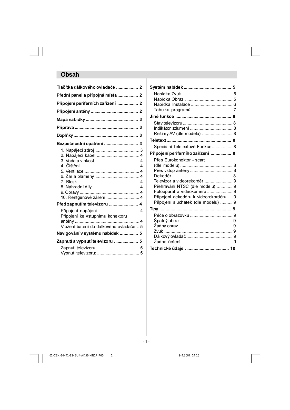 Luxtronic BTV 1441MN User Manual