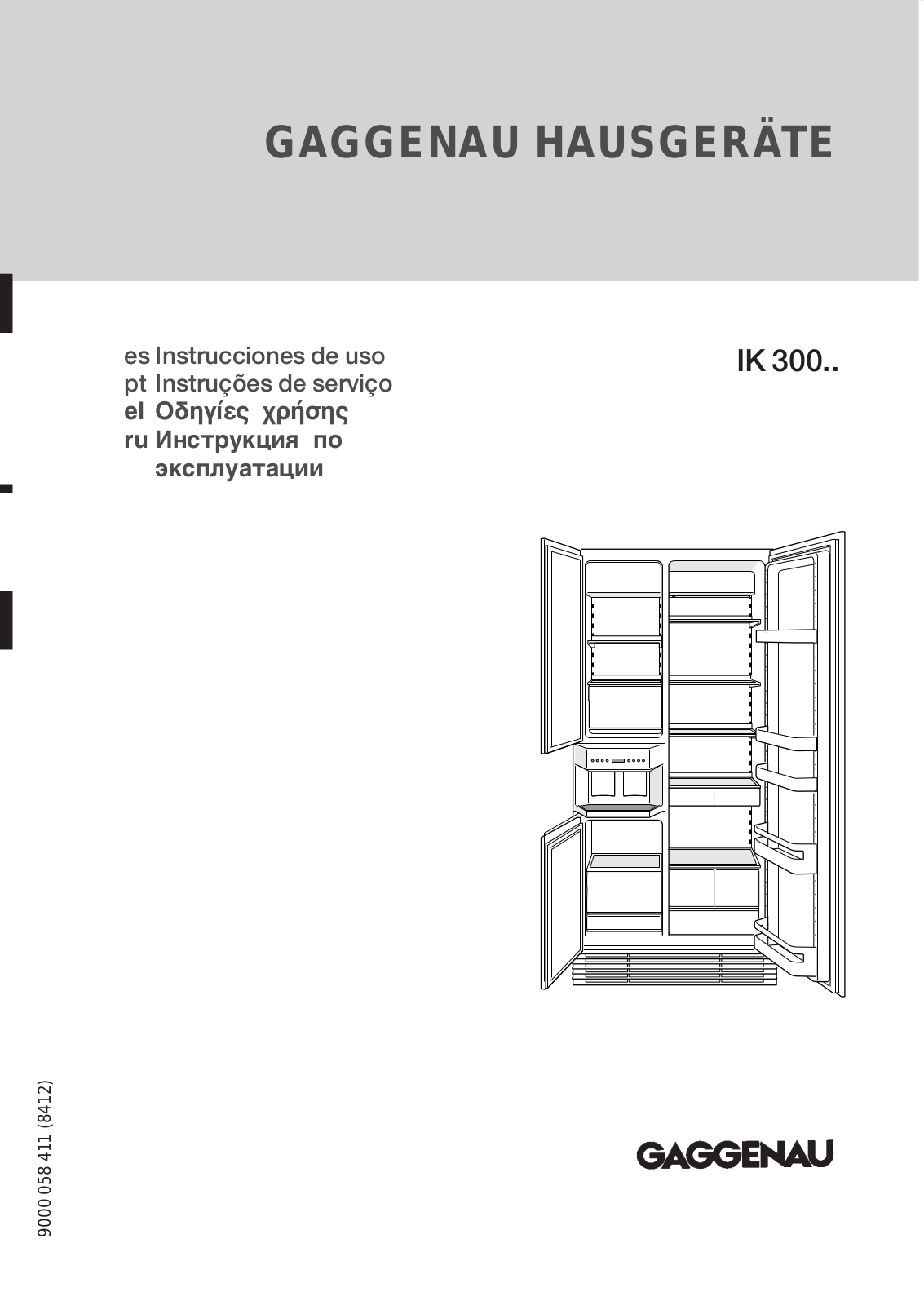 Gaggenau IK300354, IK302254 User Manual