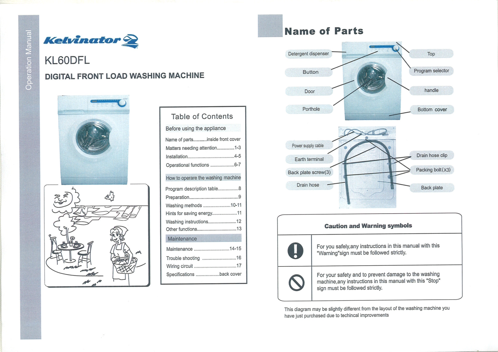 Kelvinator KL60DFL User Manual