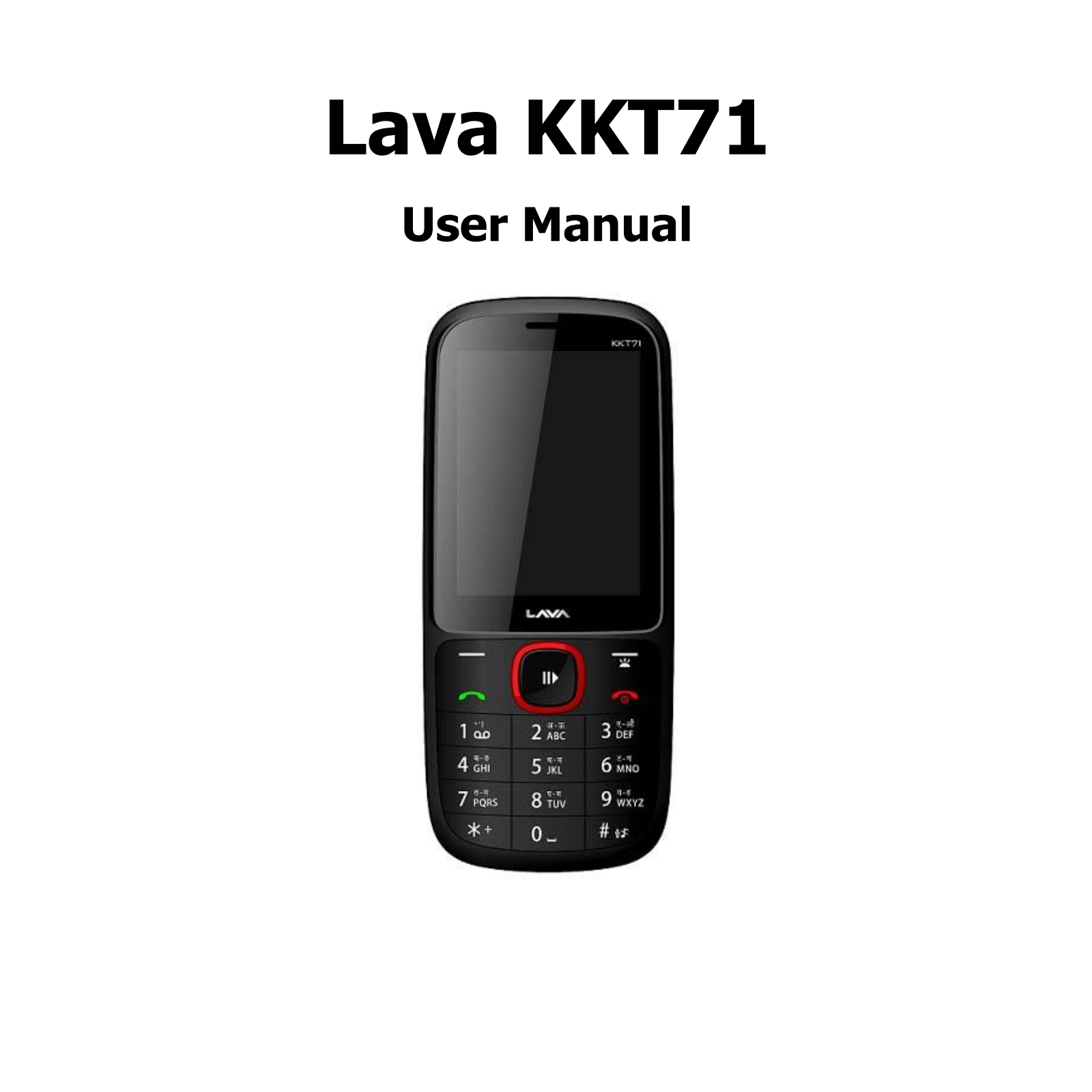 Lava Mobiles KKT 71 User Manual