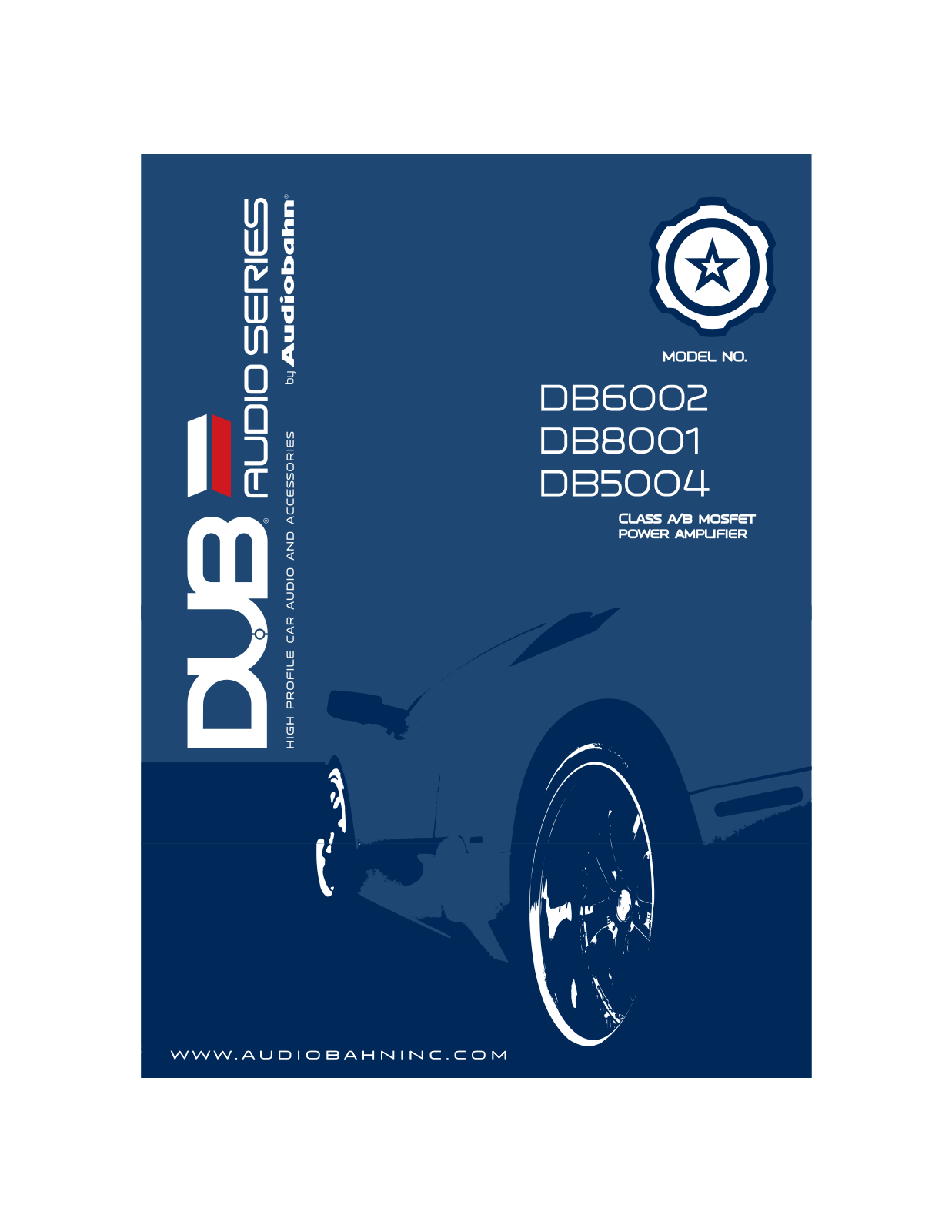 Audiobahn DB6002, DB8001, DB5004 User Manual