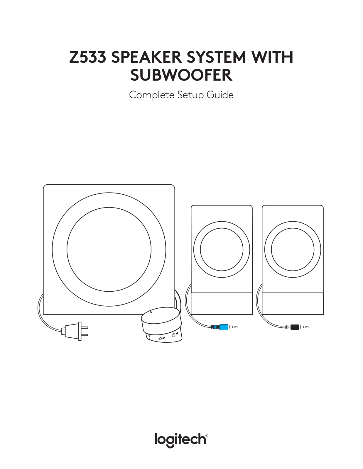 Logitech Z533 Complete Setup guide