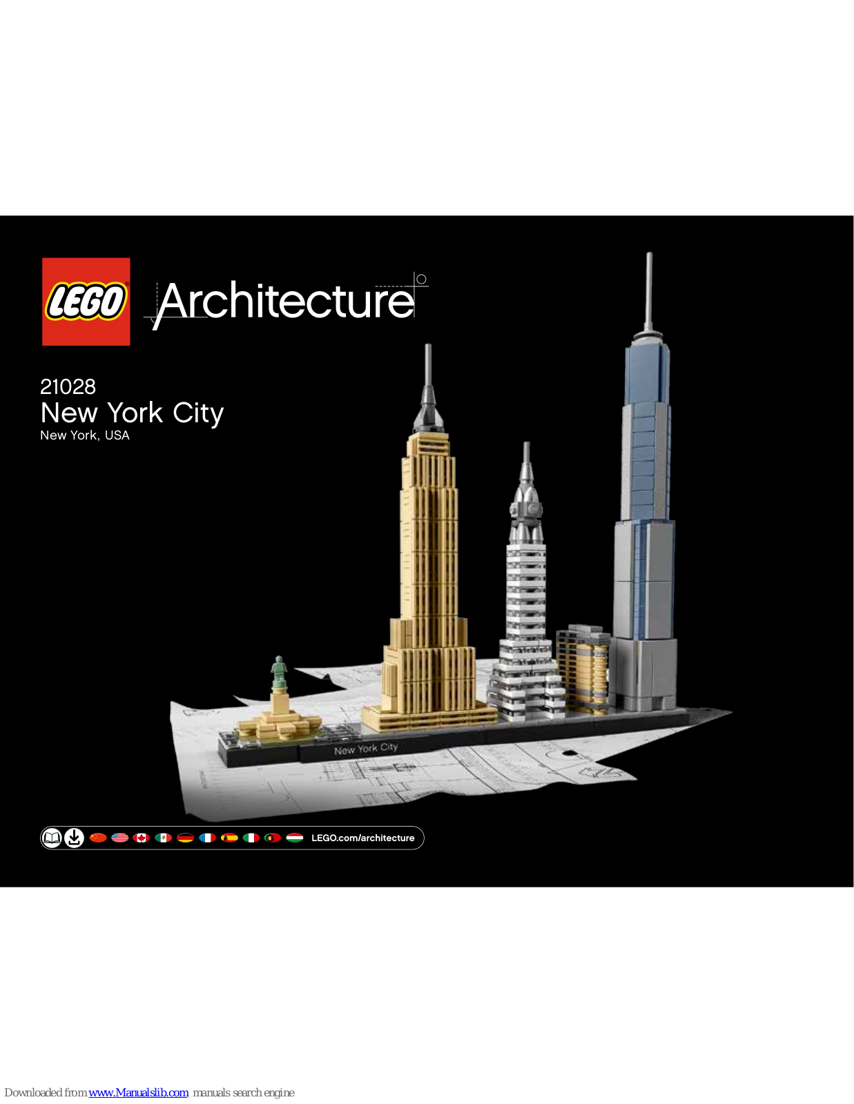 LEGO Architecture 21028 New York City Building Instructions