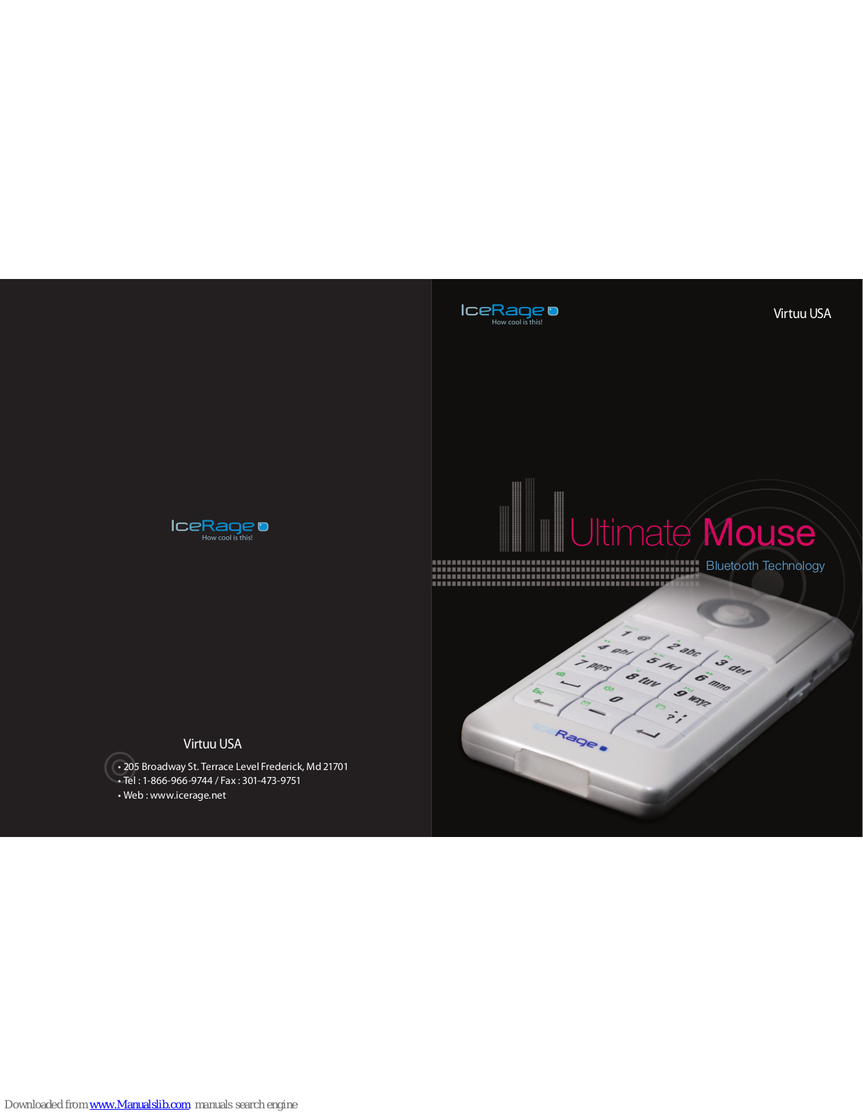 Virtuu USA IceRage Ultimate Mouse User Manual