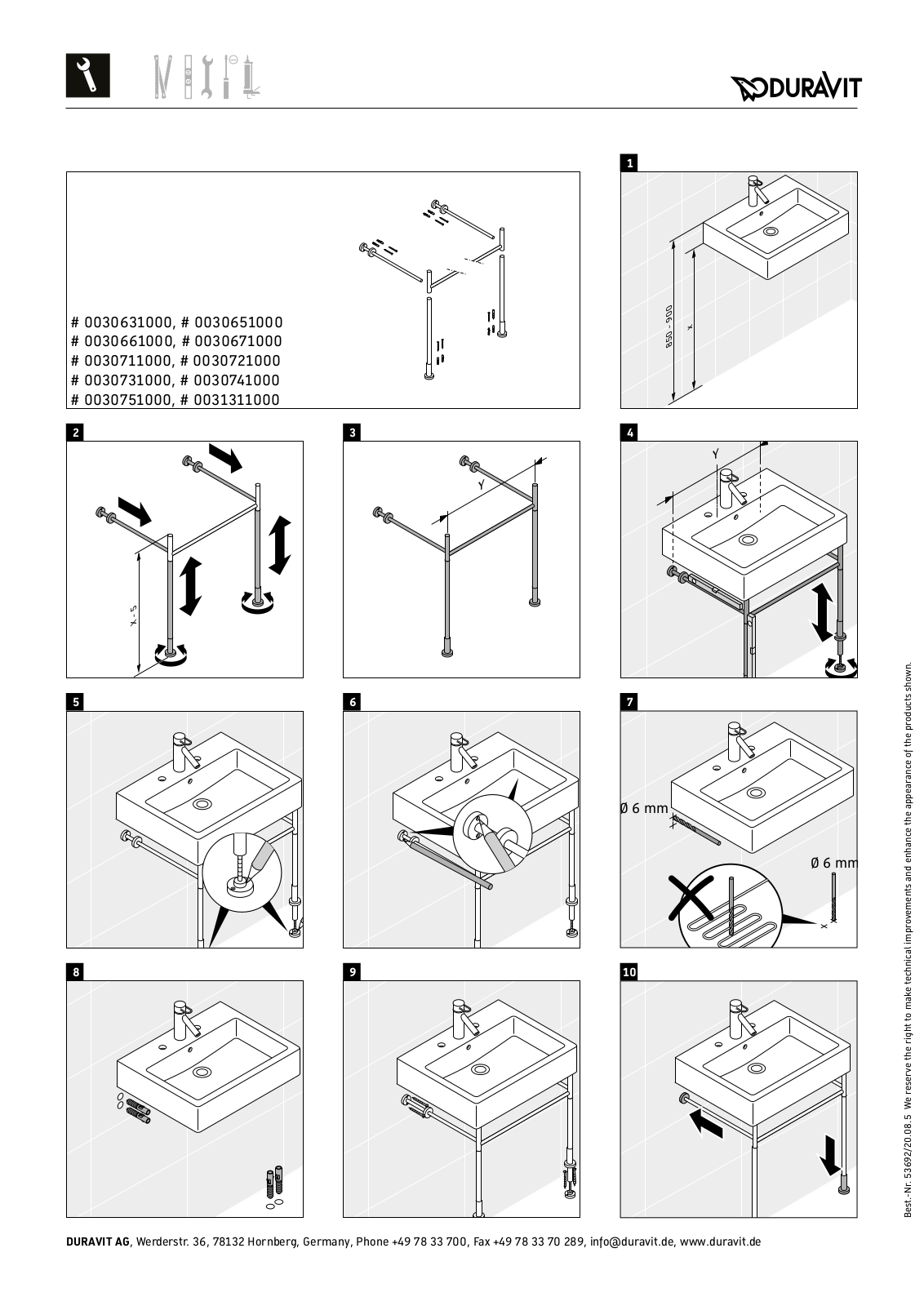 Duravit DRV1913 Installation & Assembly - ManualMachine.com
