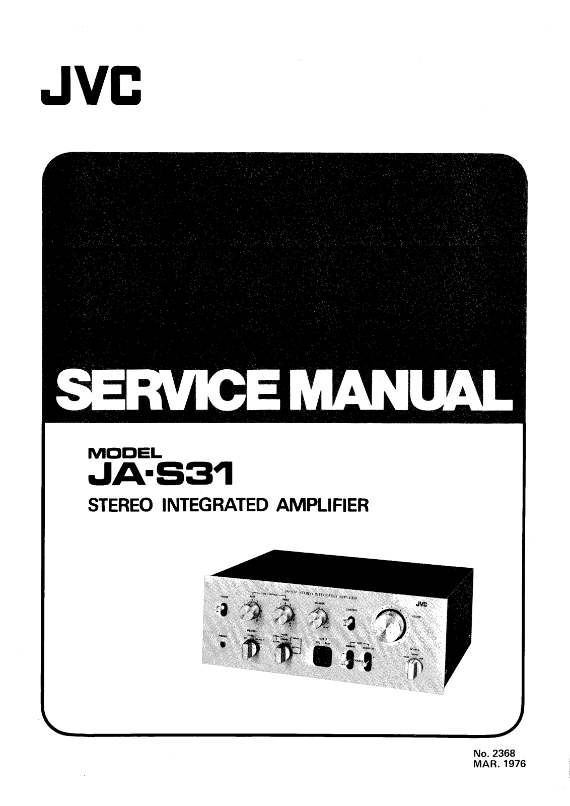 Jvc JA-S31 Service Manual