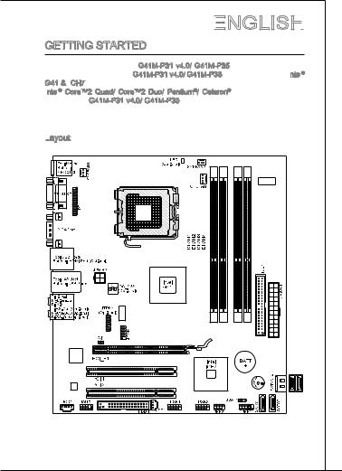 MSI G41M-P35, G41M-P31 User Manual