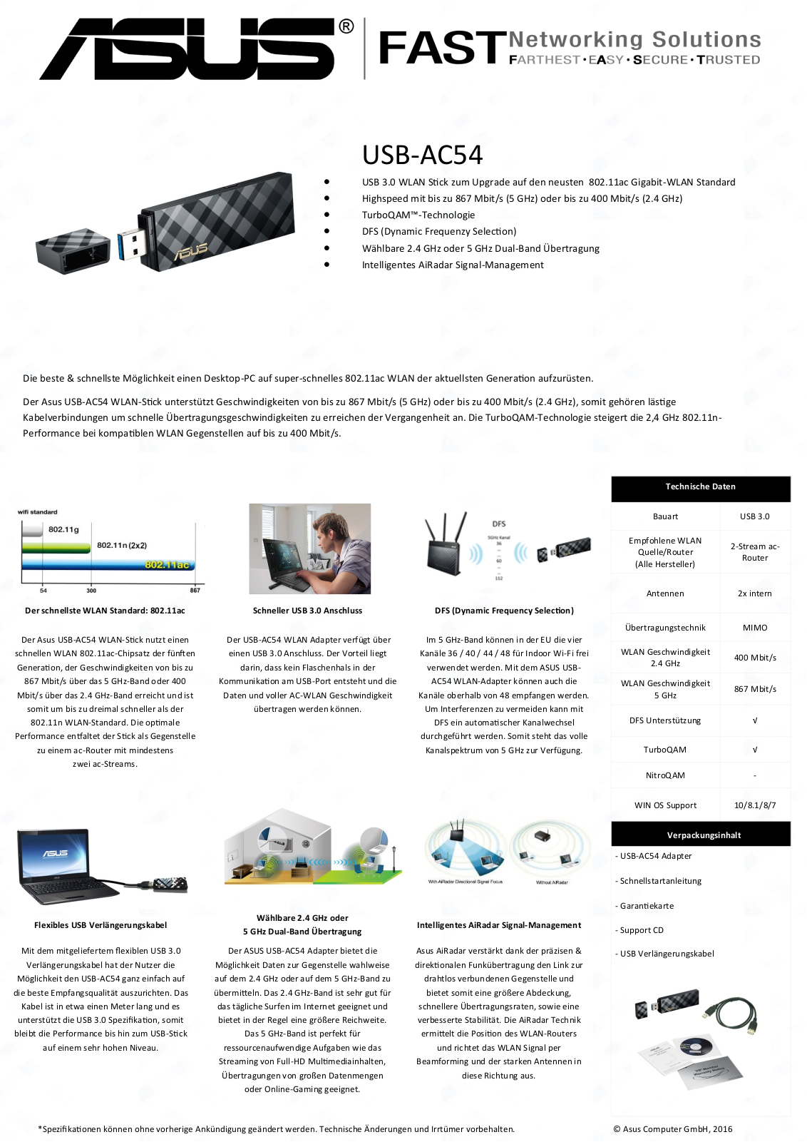 ASUS USB-AC54 User Manual