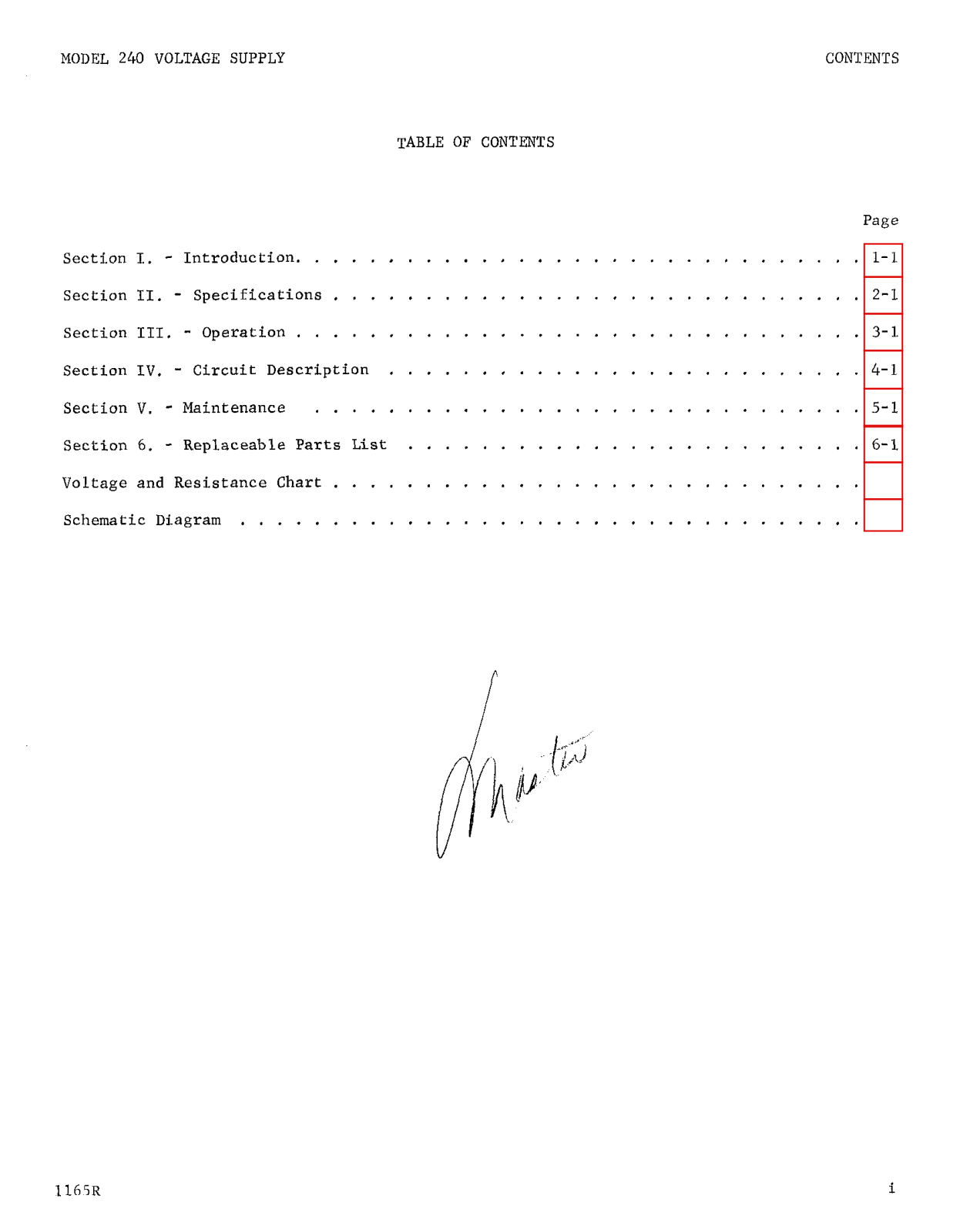 Keithley 240 Service manual