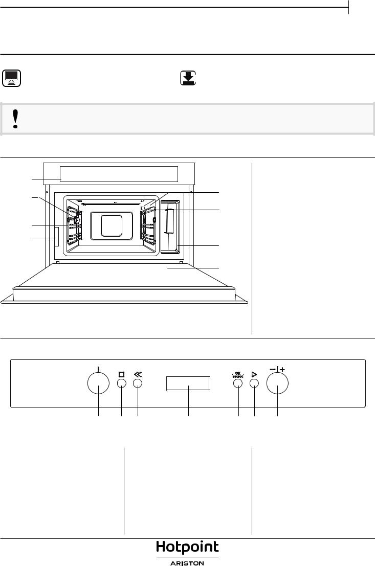 HOTPOINT/ARISTON MS 767 IX HA Daily Reference Guide