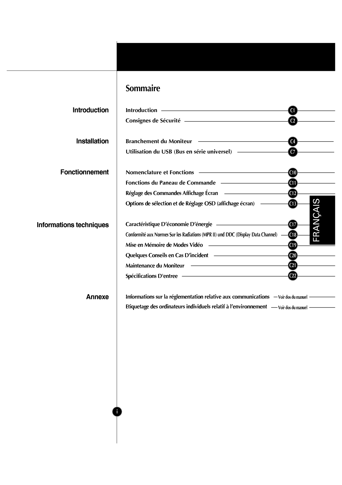 LG FLATRON FB915BU User Manual