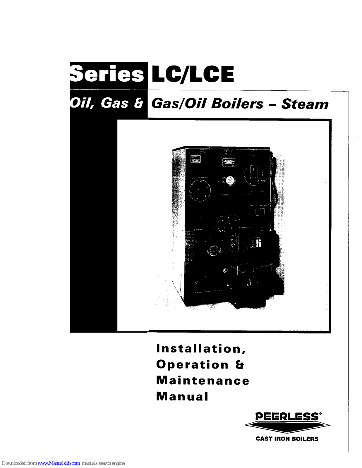 PeerlessBoilers LC-05, LC-06, LC-04, LC-08, LC-09 Installation, Operation & Maintenance Manual - ManualMachine.com