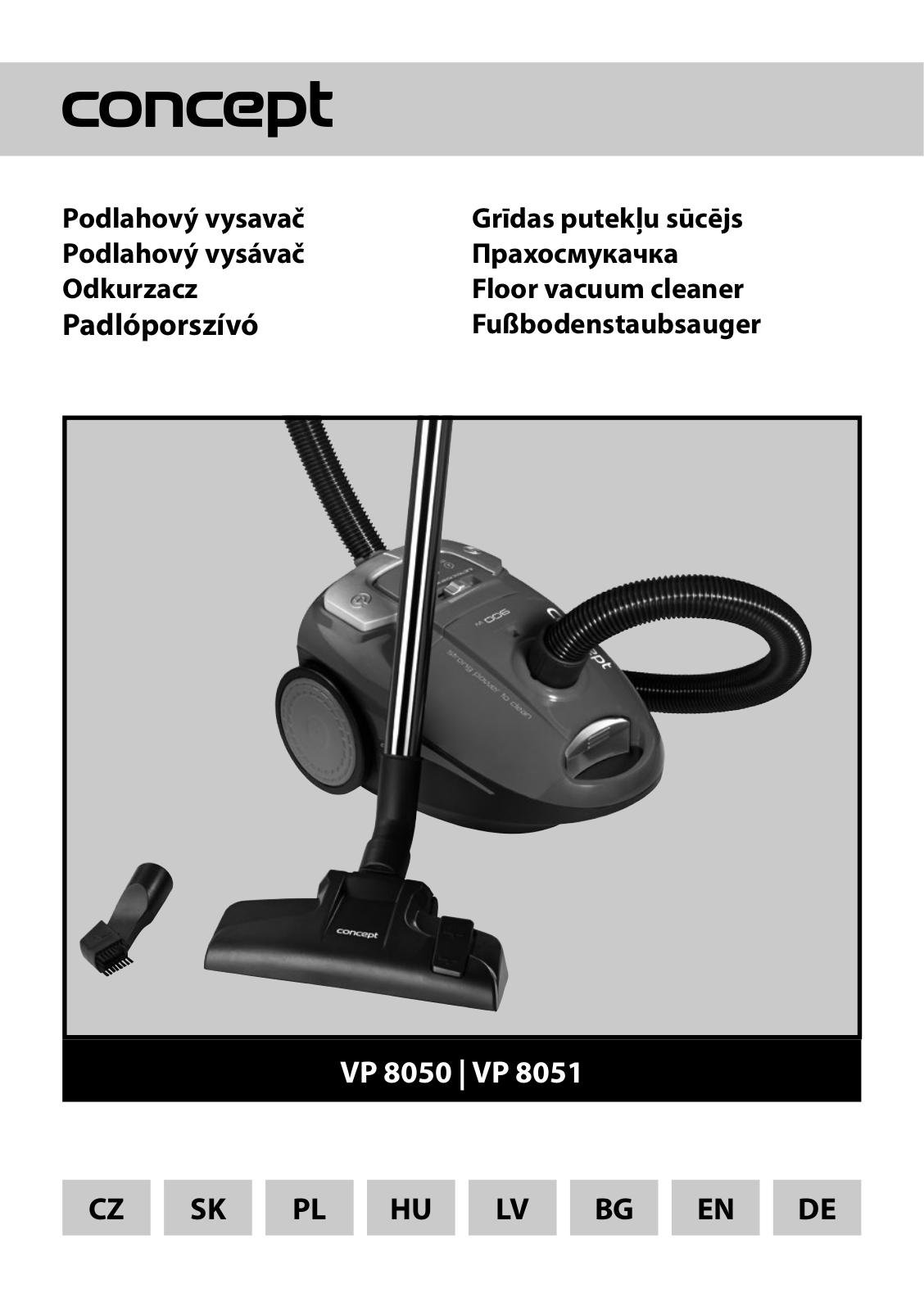 Concept VP8050, VP8051 User Manual