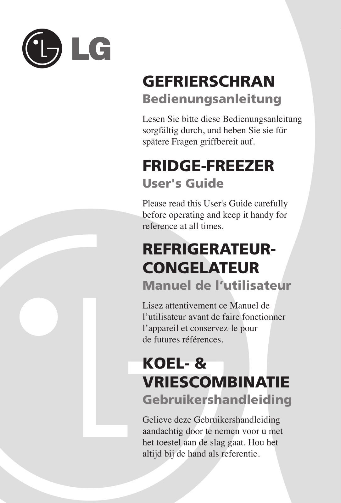 LG GC-204SQK User Guide