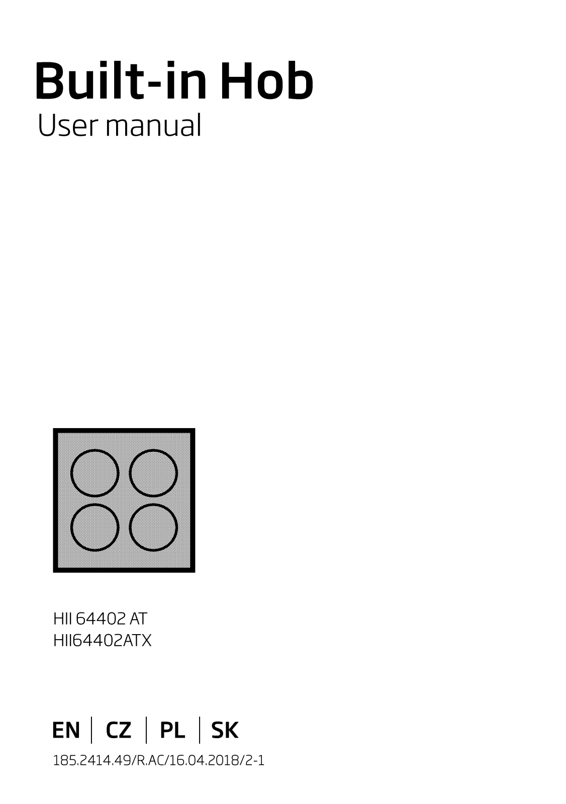 Beko HII64402ATX, HII 64402 AT User Manual