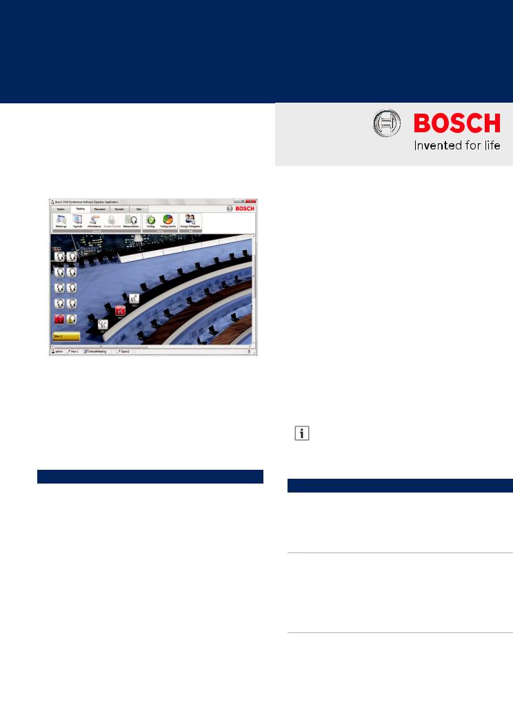 Bosch DCN-SWMD-E Specsheet
