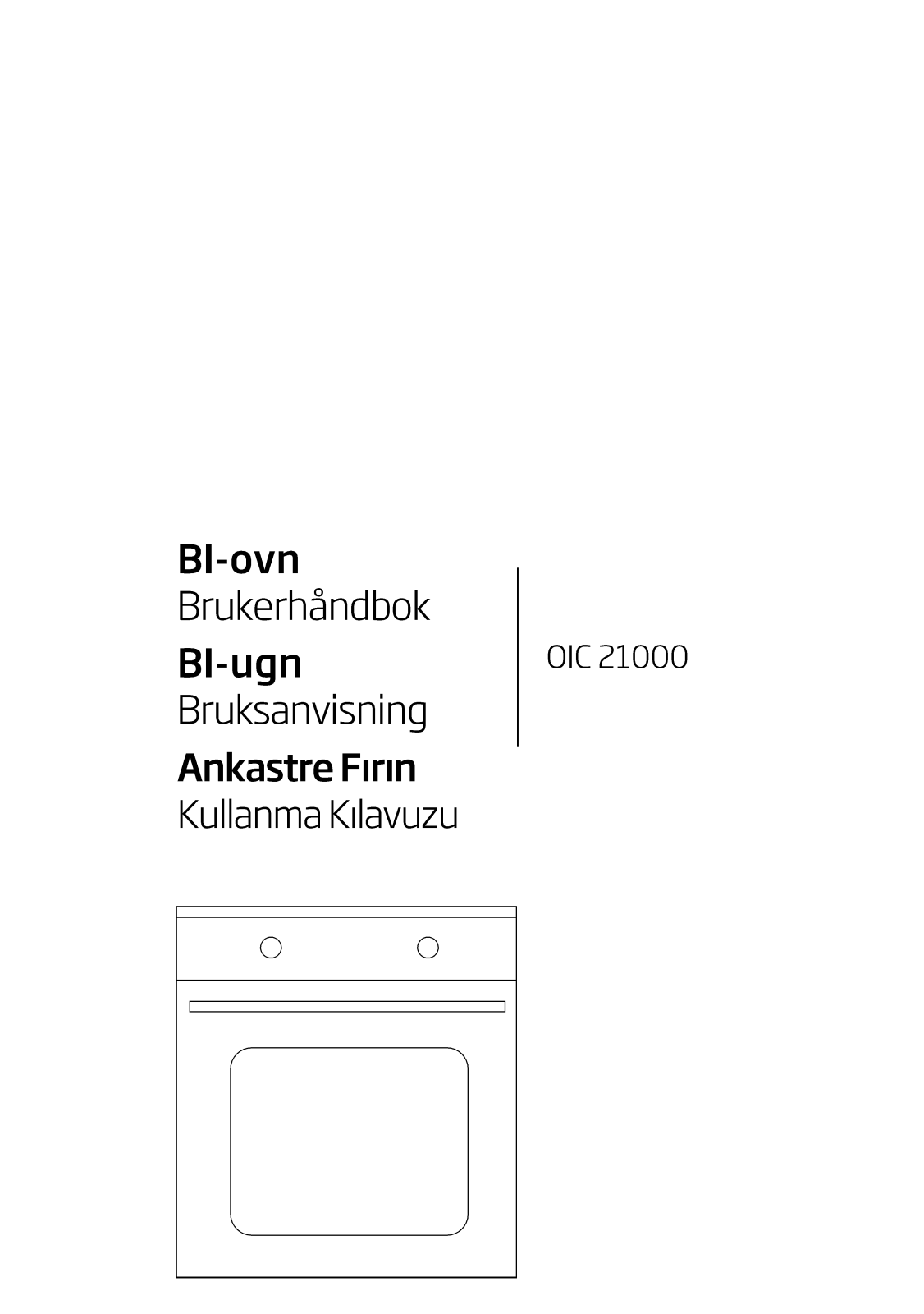 Beko OIC21000 User manual