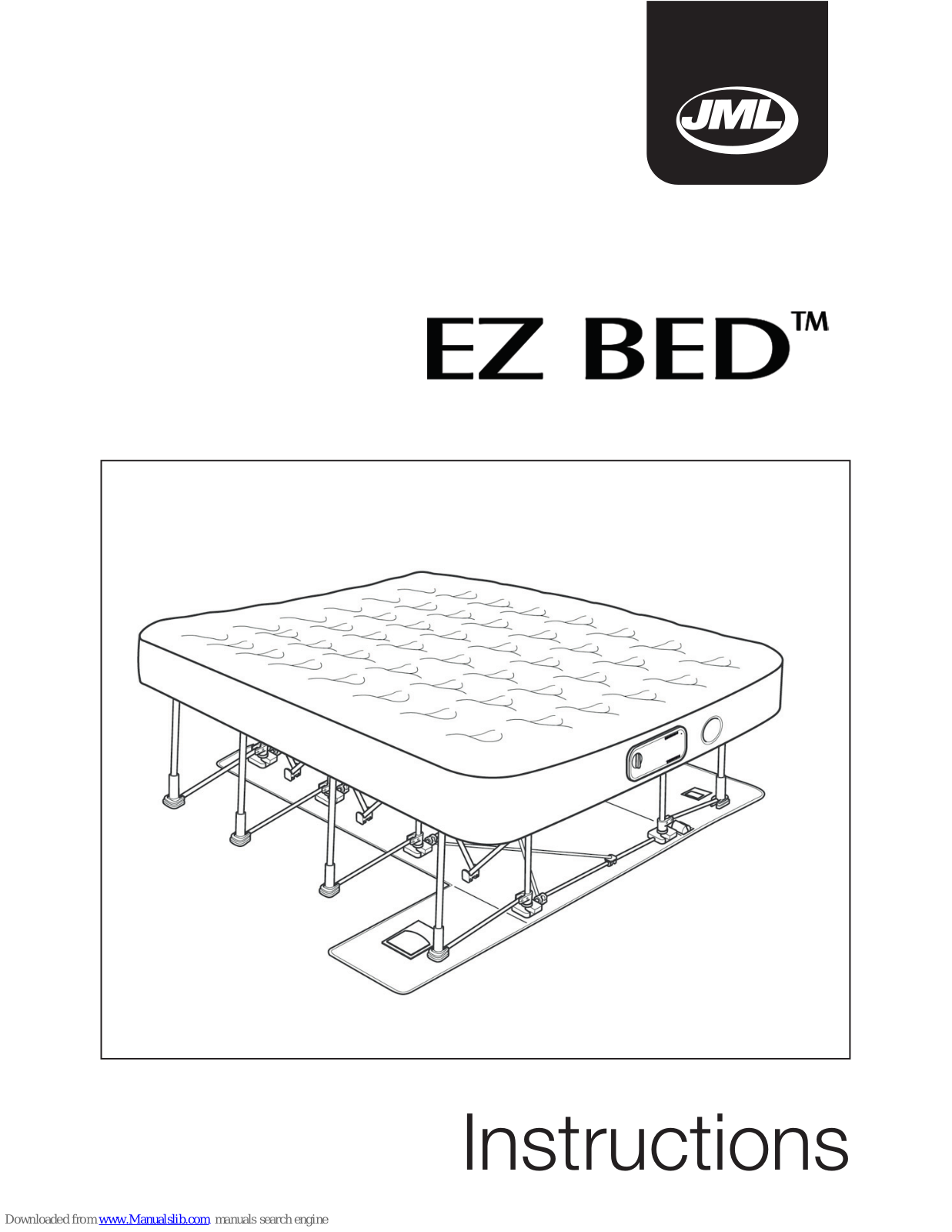 JML EZ Bed 109T, EZ Bed 109F, EZ Bed 109Q Instructions Manual