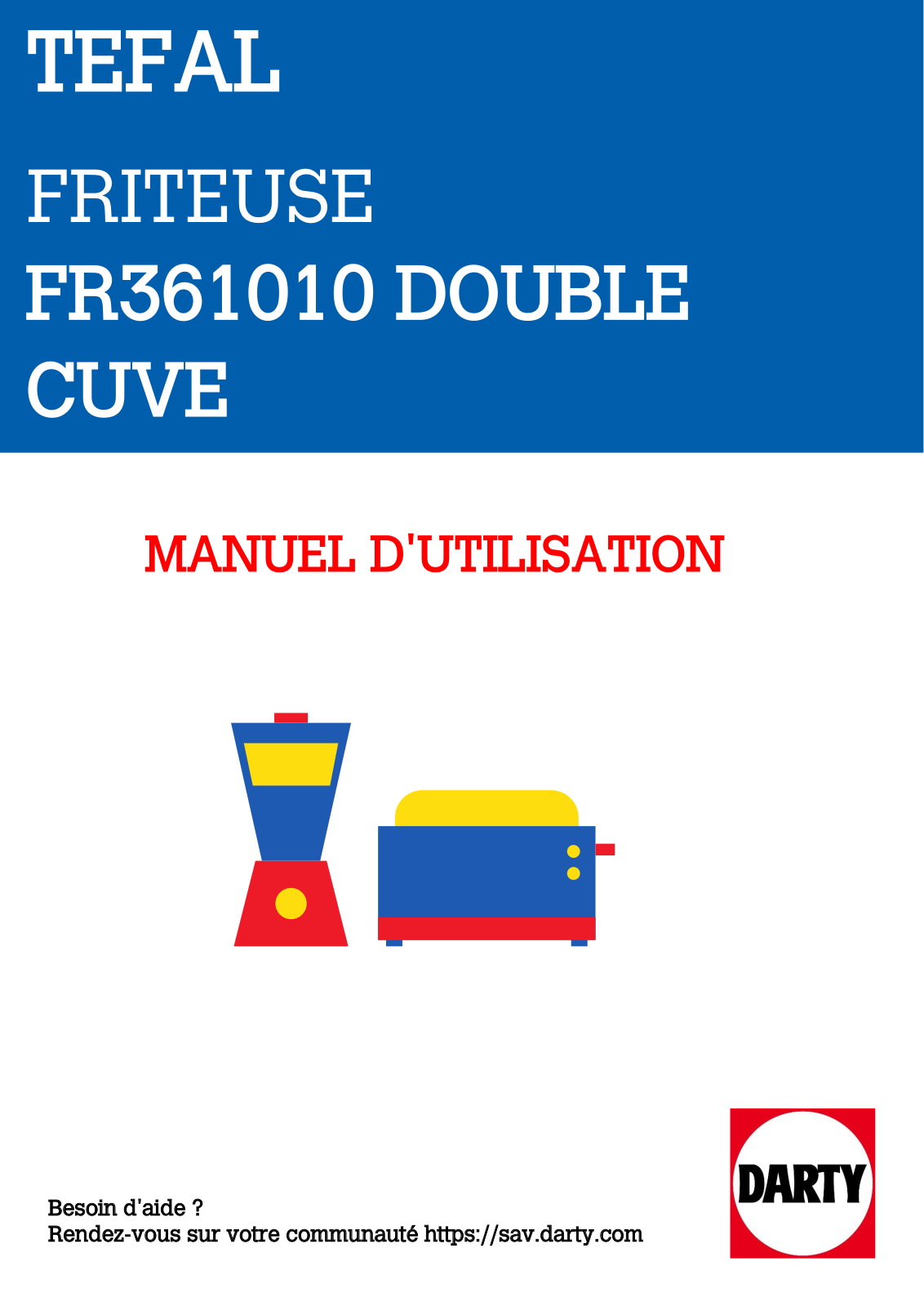 Tefal FR361010 DOUBLE User Manual