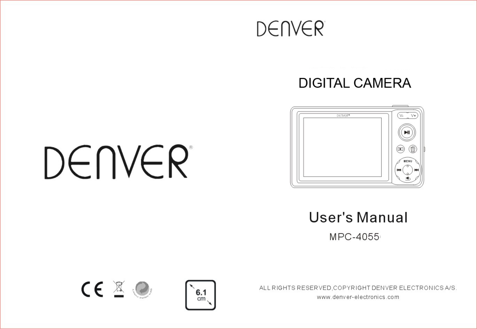 Denver MPC-4055 User Manual