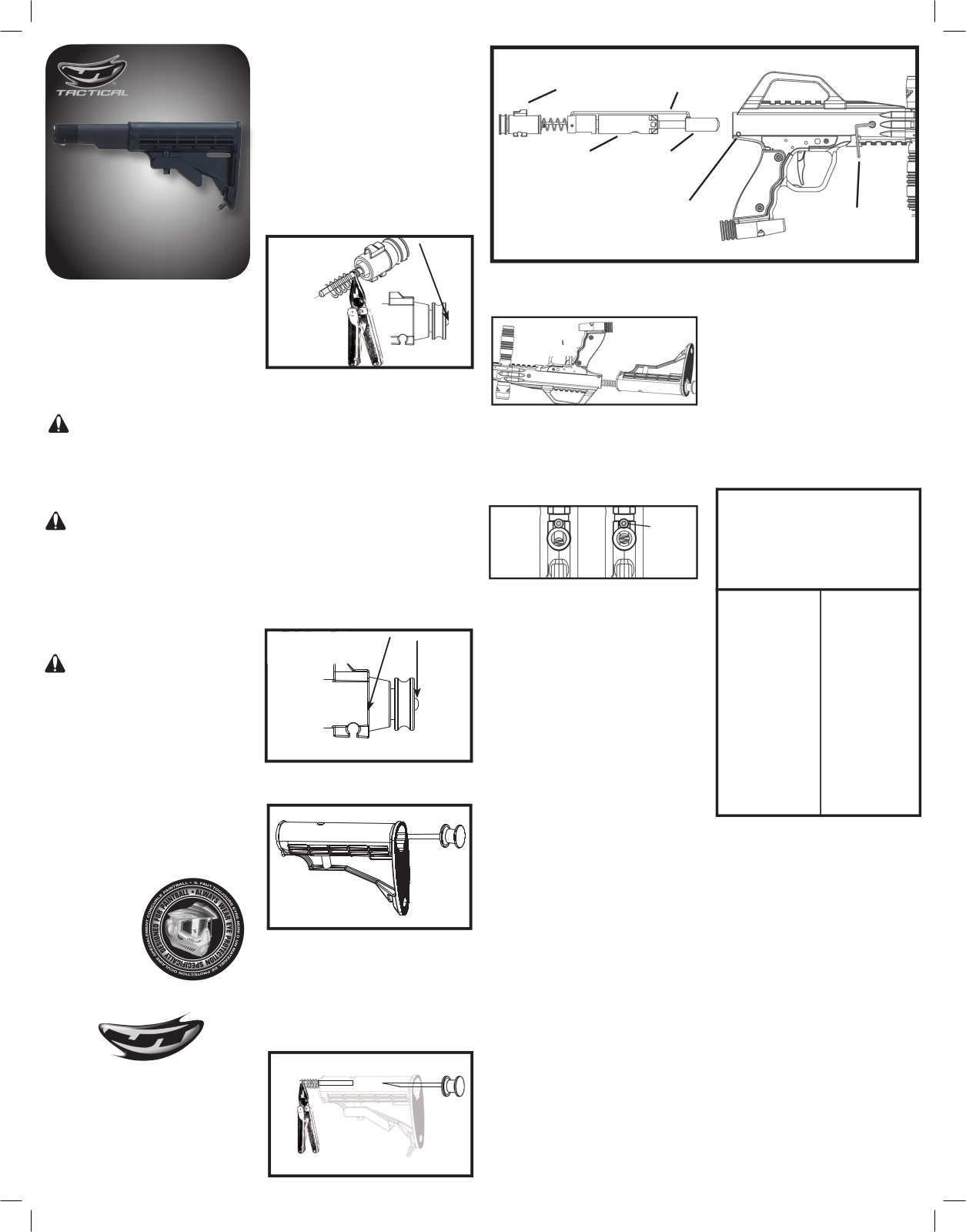 JT Adjustable Stock User manual - ManualMachine.com