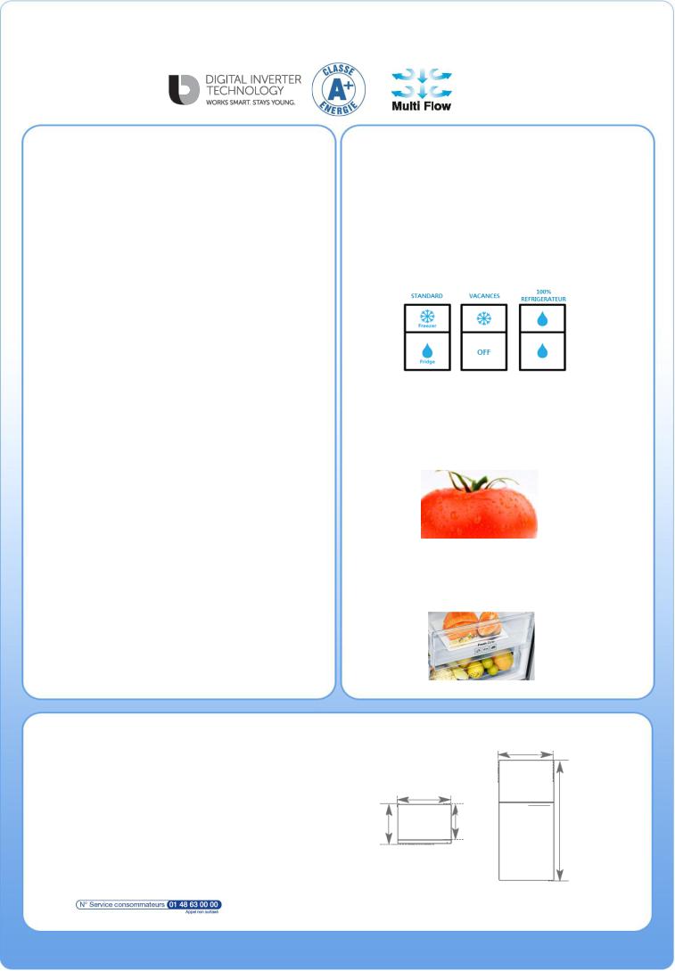 Samsung RT53K6315SL Product sheet