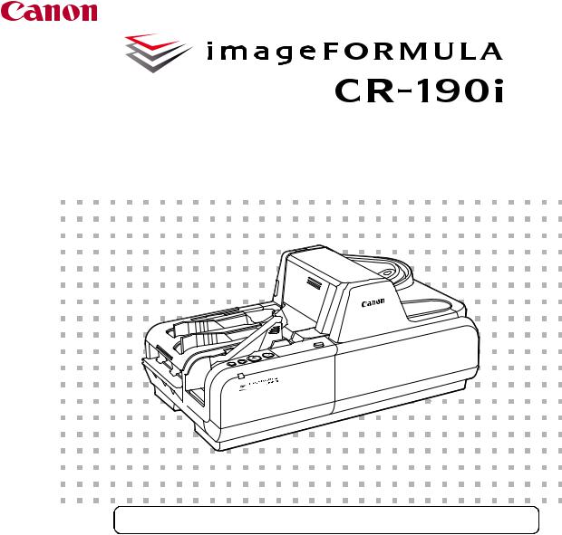 Canon CR-190I User Manual