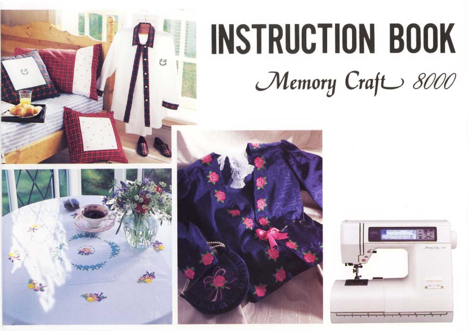 Janome Memory Craft 8000 Instruction Manual