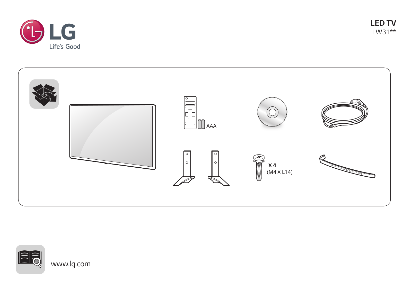 LG 55LV340C User Manual