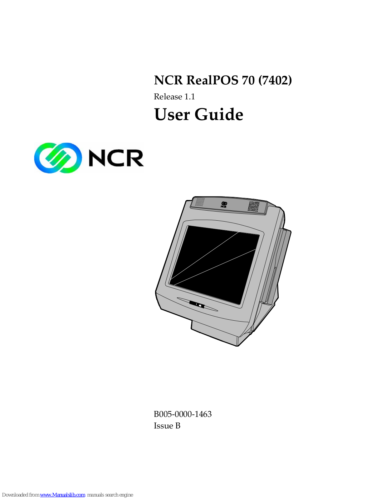 NCR RealPOS 70 User Manual