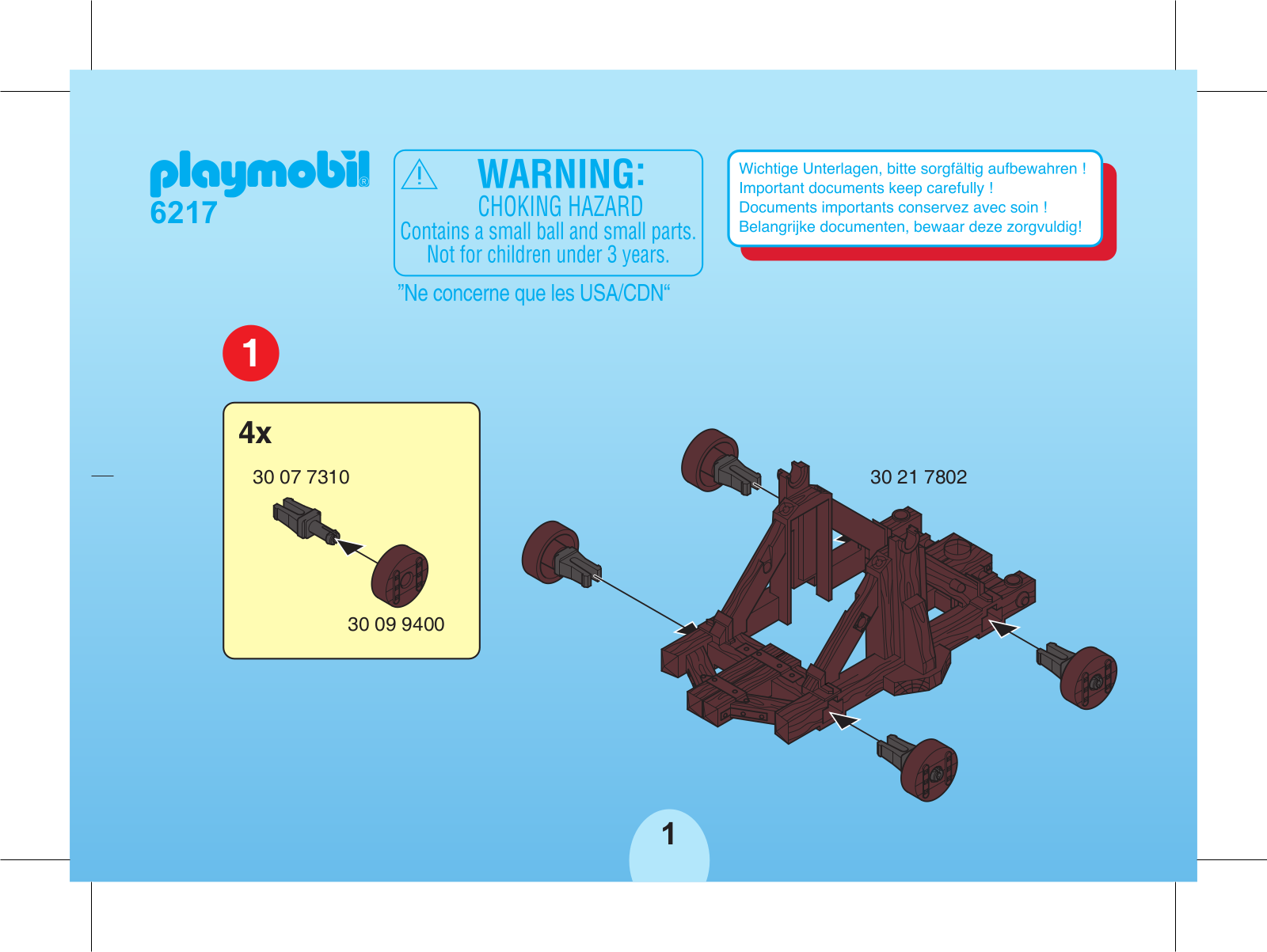 Playmobil 6217 Instructions