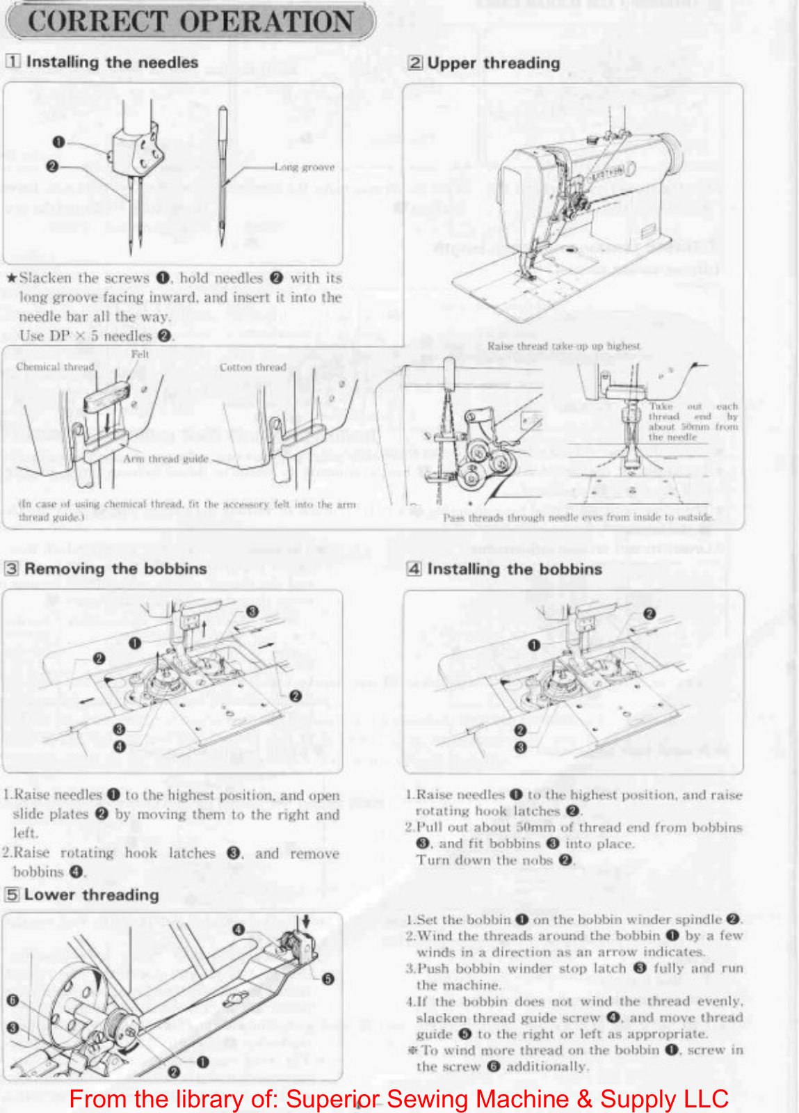 Brother LT2-B831 Threading Diagram