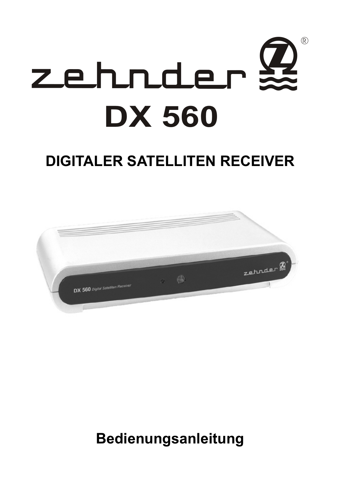 Zehnder DX 560 User Manual