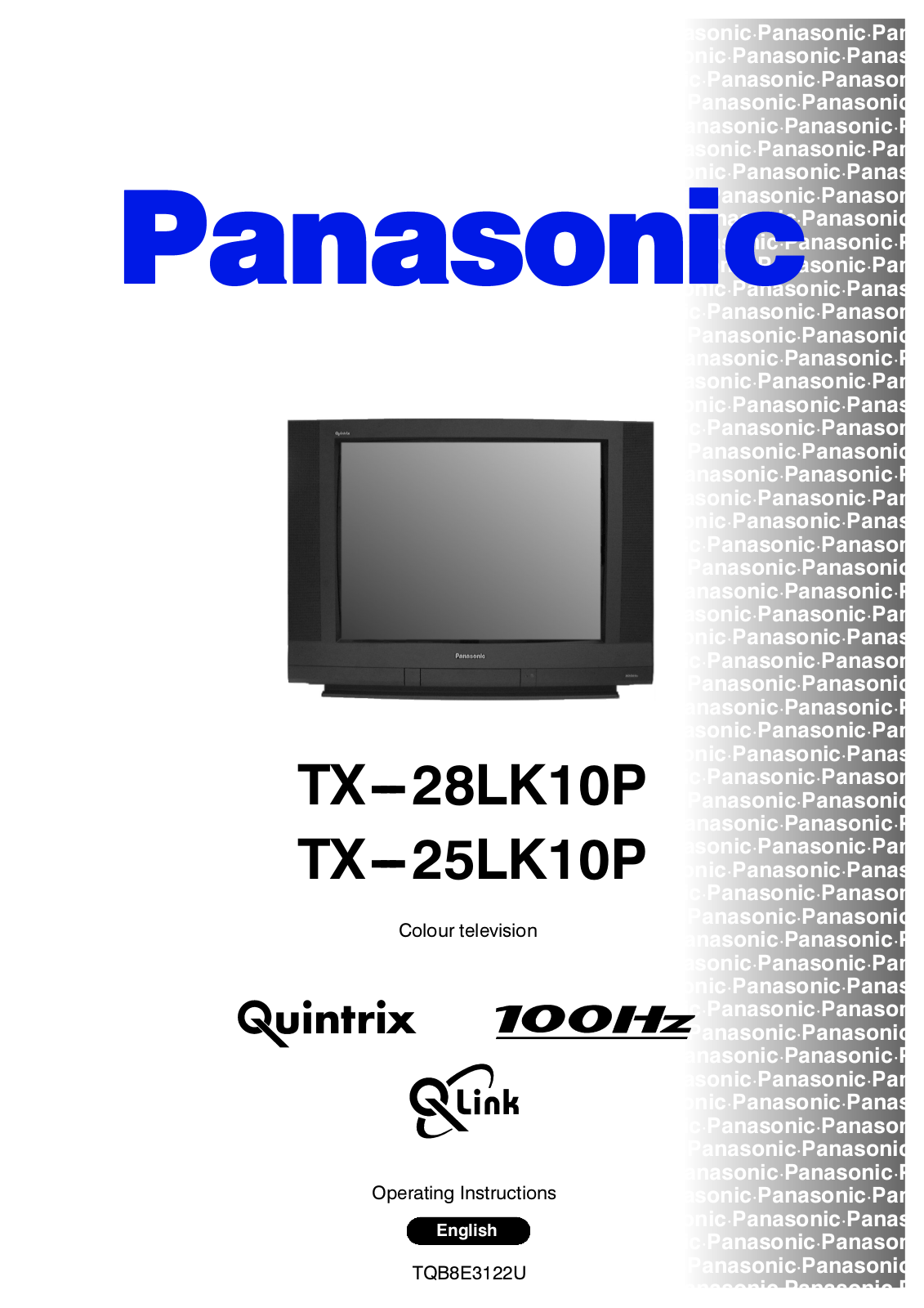 Panasonic TX-25LK10P, TX-28LK10P User Manual