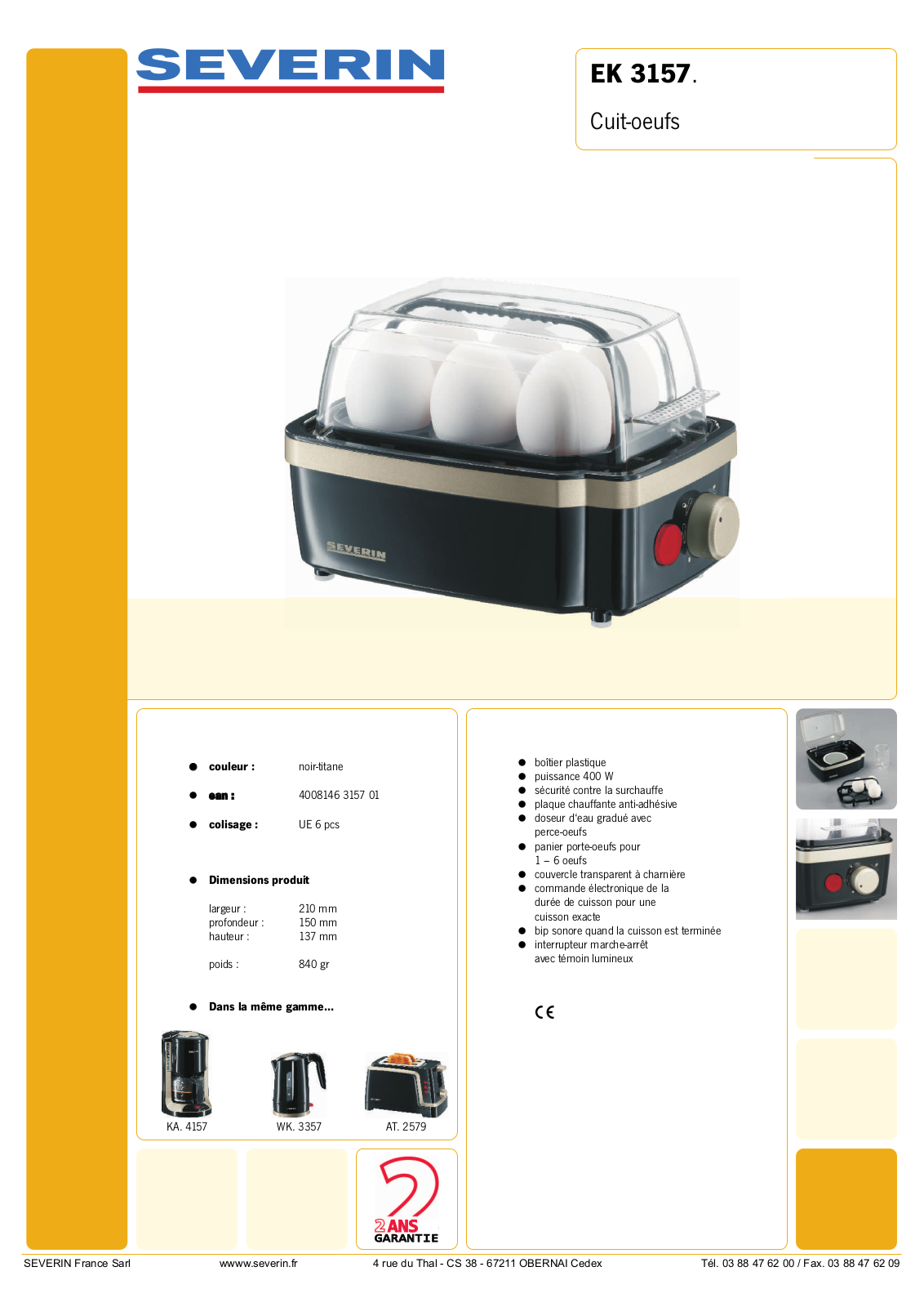 SEVERIN EK 3157 User Manual