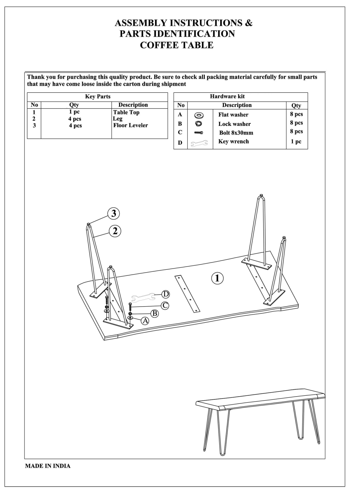 Foundstone W008050549 Assembly Instructions - ManualMachine.com