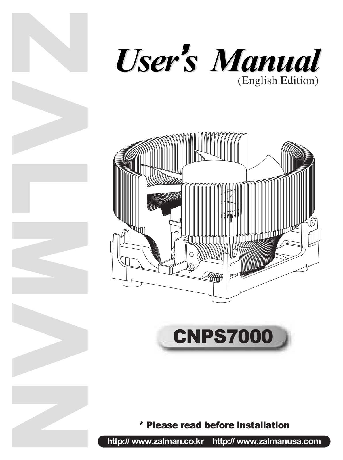 ZALMAN CNPS7000S User Manual