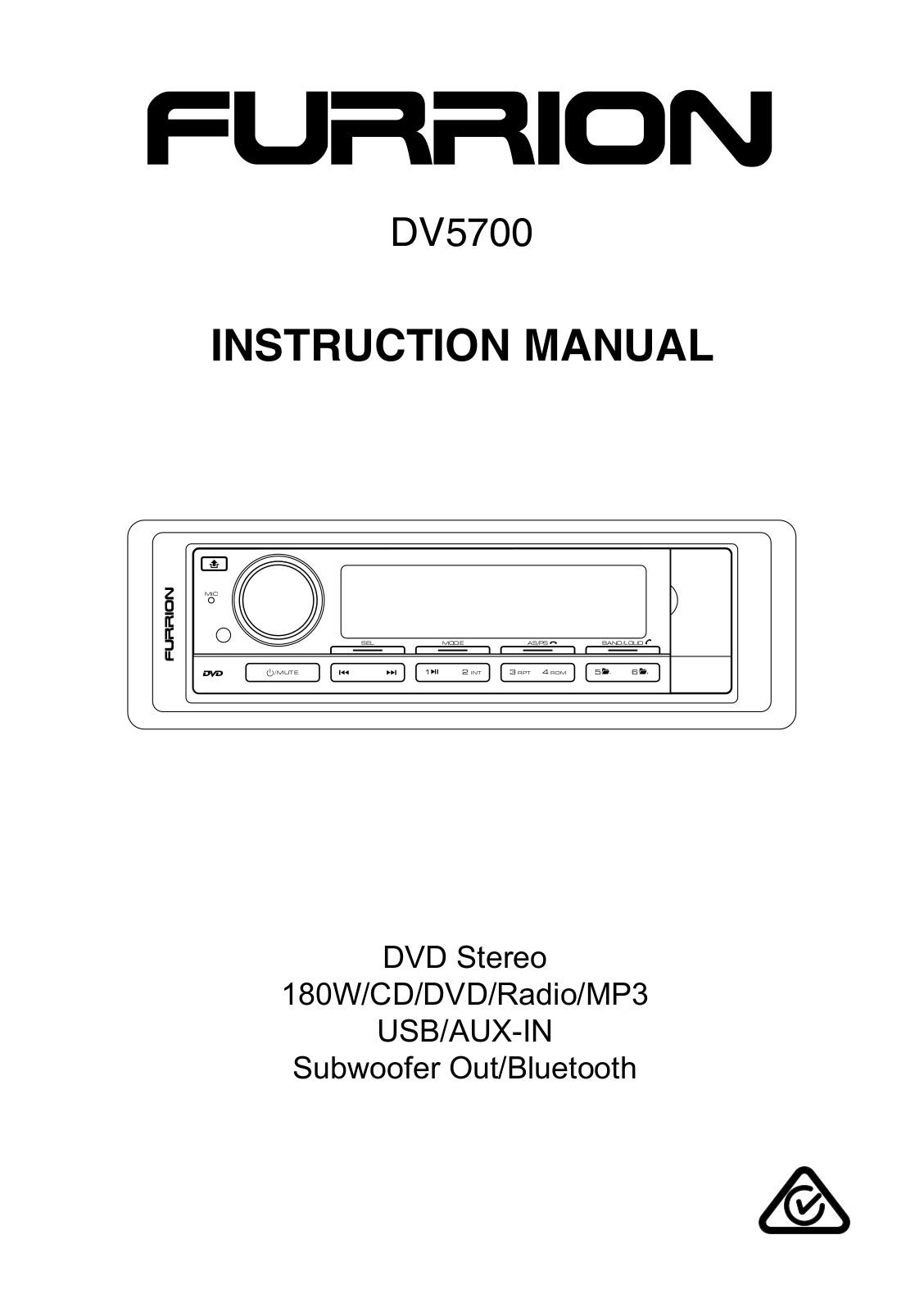 Furrion DV5700 User Manual