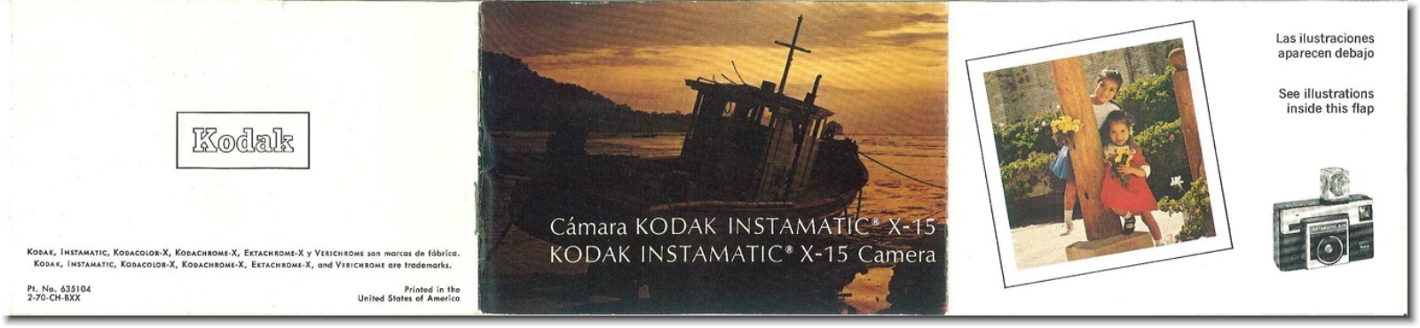 Kodak Instamatic X-15 Instruction Manual